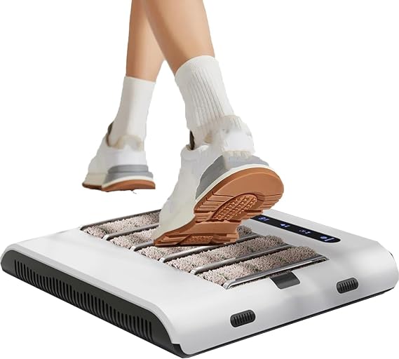 Fully Automatic Sole Cleaning Machine, Rechargeable 260RPM Entrance Shoe Brush, Dust-Free Hotel Workshop Boot/High Heel Cleaning Machine