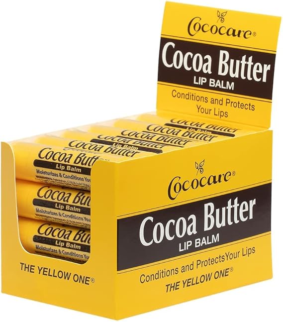 Cococare Cocoa Butter Lip Balm 0.15oz (24 Pieces)