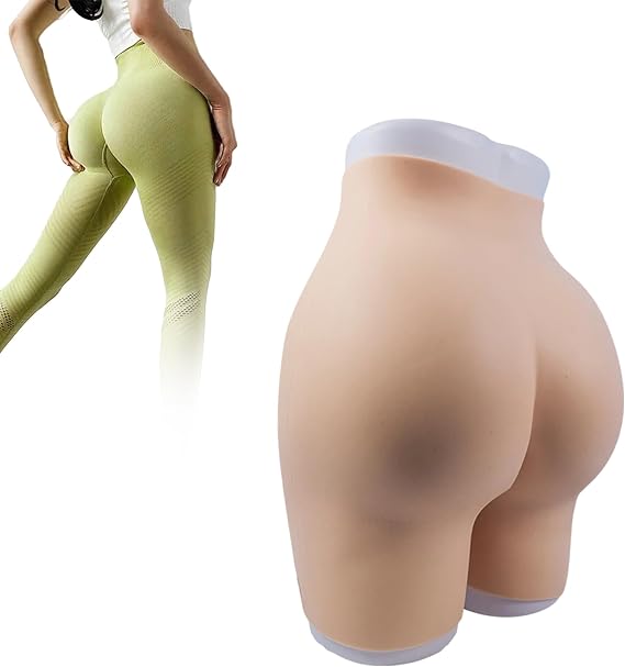 Silicone Hip Enhancer Open Crotch Panties Body Shaper with Realistic Buttock Padding Panty for Cosplay Women