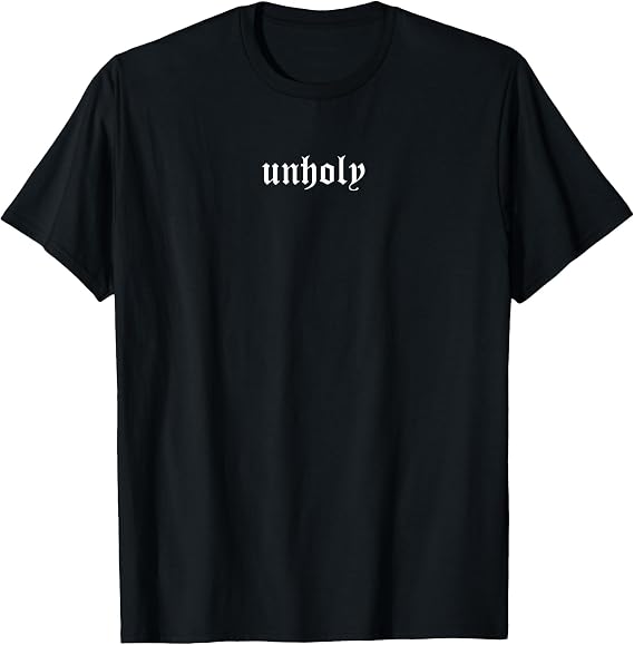 Unholy Aesthetic Outfit E-Girl E-Boy Teen Girls Men Women T-Shirt