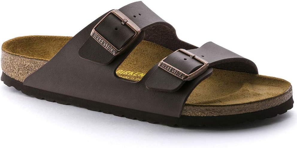 Birkenstock Unisex Arizona Dark Brown Sandals - 9-9.5 B(M) US Women/7-7.5 D(M) US Men