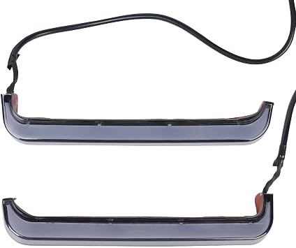 Motorcycle Tracer Saddlebag Turn Signals LED Light, Brake Light with Amber Flow Light for Harley CVO Street Glide Road Glide FLTRXSE 2024-2025 FLHX, ABS Plastic, Smoke