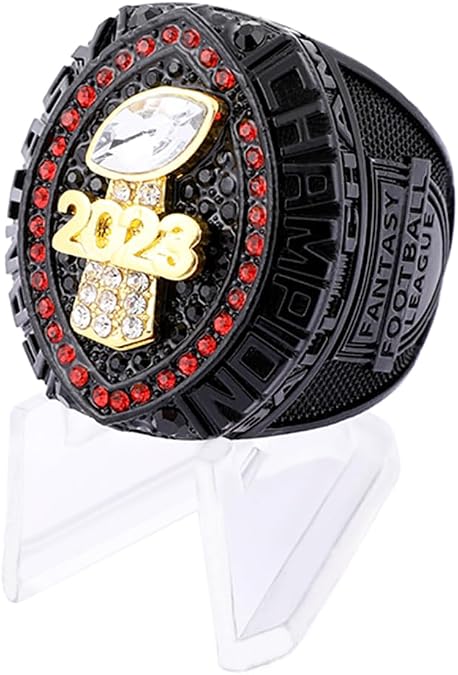 2023 Fantasy Football Championship Ring Trophy Award Prize Sport MVP Winner Champion Ring