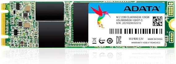 ADATA SU800 128GB M.2 2280 SATA 3D NAND Internal SSD (ASU800NS38-128GT-C)