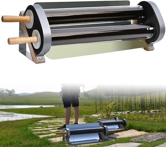 DOrorO Portable Solar Cooker, Built-in Outdoor Solar Cooker, Solar Oven, Parabolic Solar Cooker, Solar Grill Oven for Hiking Kitchen Appliances