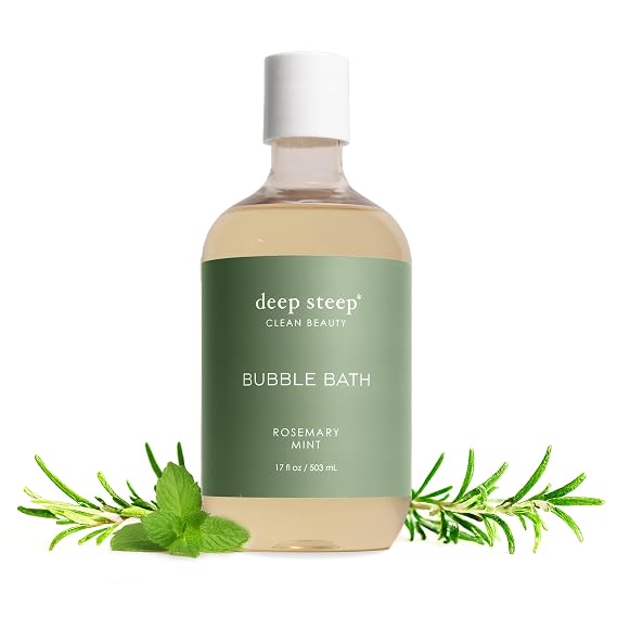 Deep Steep Bubble Bath, 17oz (Rosemary Mint)