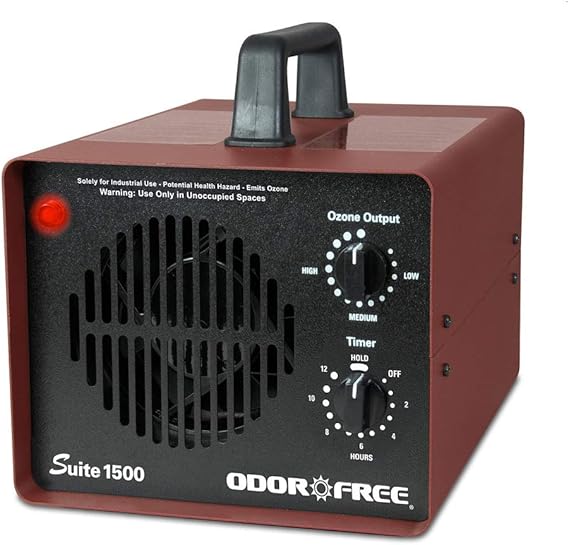 OdorFree Suite 1500 Ozone Machine Odor Removal for Eliminating Smells from Small Apartments, Hotels, Vehicles and Boats - Ozone Generator