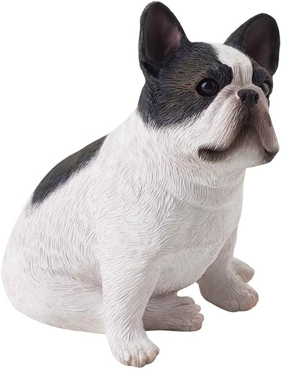 Sandicast Small Size Brindle French Bulldog Sculpture, Sitting