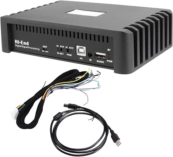 Car Multichannel Amplifier 31 Segment 4 Inputs 6 Outputs DSP Audio Processor Car DSP Car Power Amplifier Class AB 4 Way Power Amplifier Strong Impact Resistance