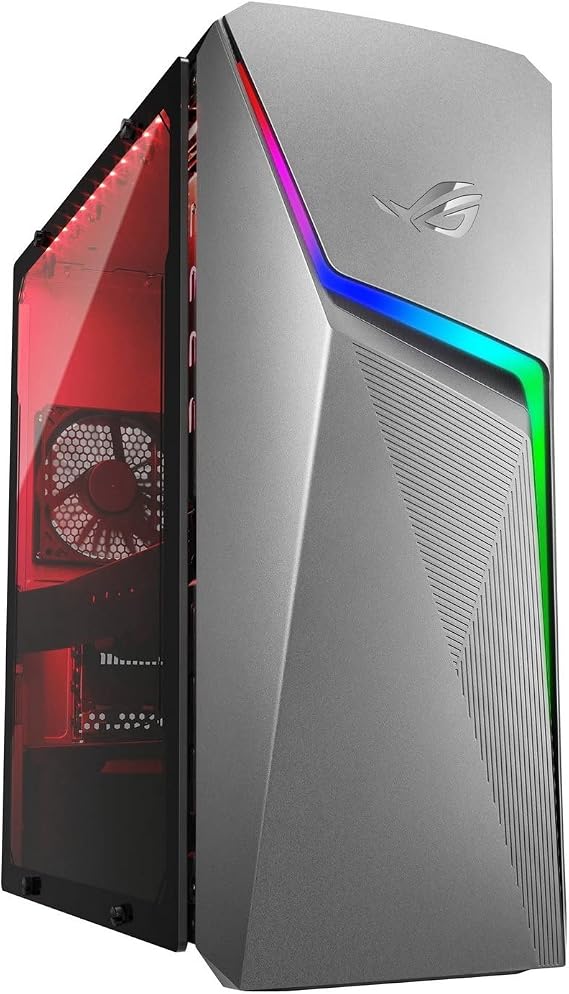 ASUS 2022 ROG Strix GL10 Gaming Desktop, AMD Ryzen 5 3600X 6-Core Processor, NVIDIA GeForce GTX 1660 Ti Graphics, 64GB RAM, 2TB PCIe NVMe SSD, 2 x HDMI, 2 x DisplayPort, WiFi, Windows 11 Home