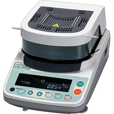 A&D ENGINEERING ML-50 Moisture Analyzers, 51 g Capacity, ±5 mg Resolution