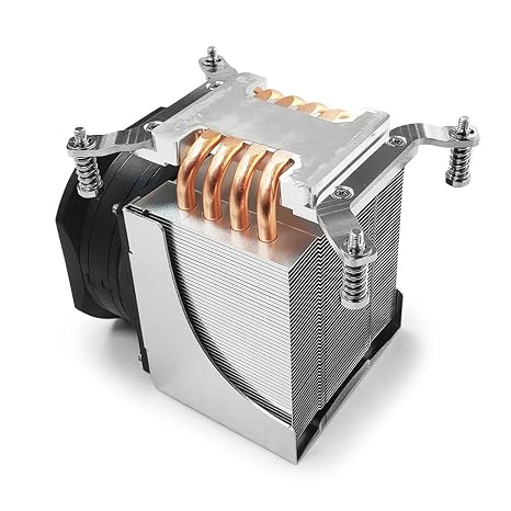 Dynatron W2 3U Aluminum and Direct Contact Heat Pipe Heatsink Base and Aluminum Fins for LGA 4926 Socket, Works with ASRock Rack ALTRAD8UD-1L2T Ampere Altra Motherboard