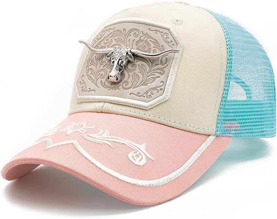 TOPACC Cowboy Hats for Women Western Trucker Hat for Country Concert