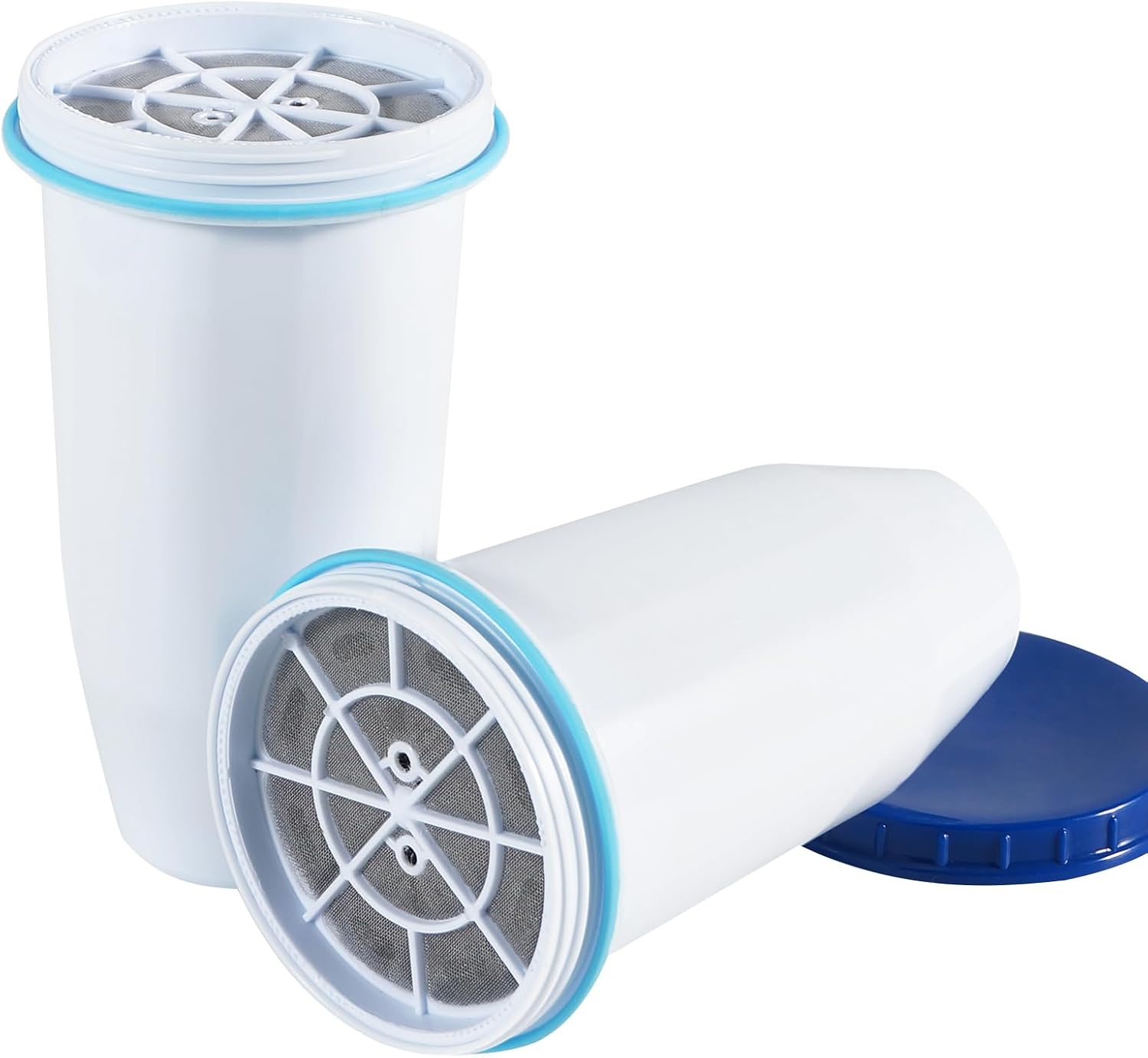 0 TDS Water Filter Replacement for Zero Pitcher & Dispenser | Upgraded 6-Stage Filtration | Removes 99.9% of Lead, Chromium, PFOAPFOS | Compatible with ZR-001, ZR-004, ZR-017 | 2-Pack