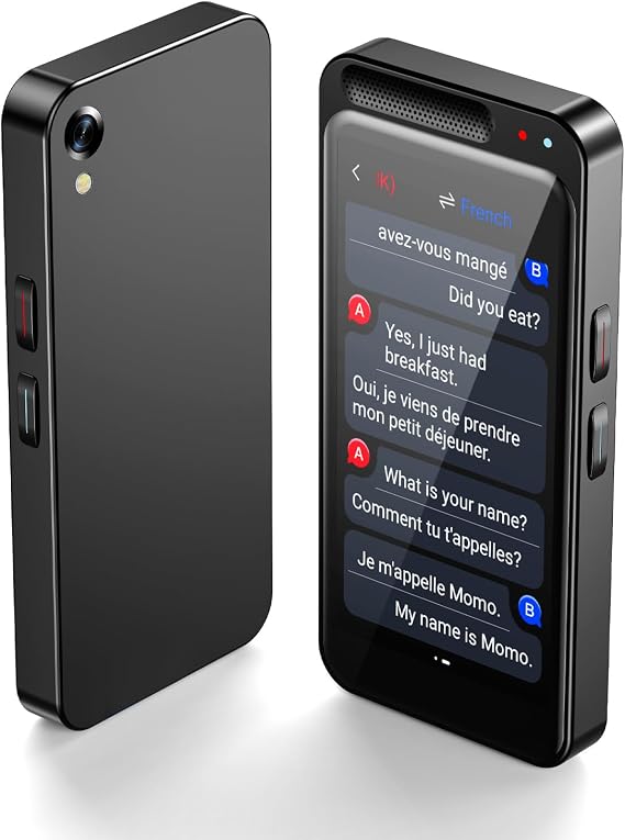 Language Translator Device No WiFi Needed, Two-Way Real Time Translator Device Upgraded ChatGPT, 150+ Languages Instant Translator, Offline&Text&Photo&Voice Translation for Travel Business Learning