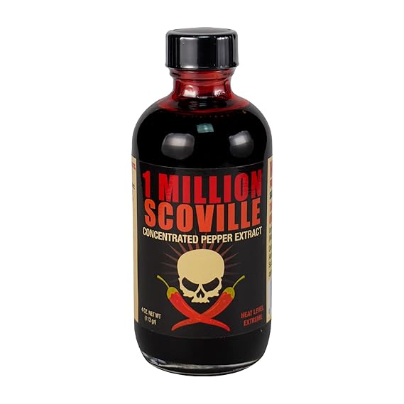 1 Million Scoville Pepper Extract Hot Sauce, 4oz