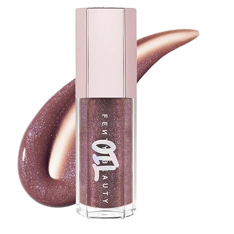 Gloss Bomb Luminizing Lip Oil N Gloss - Rose Amber by Fenty Beauty for Women - 0.3 oz Lip Gloss