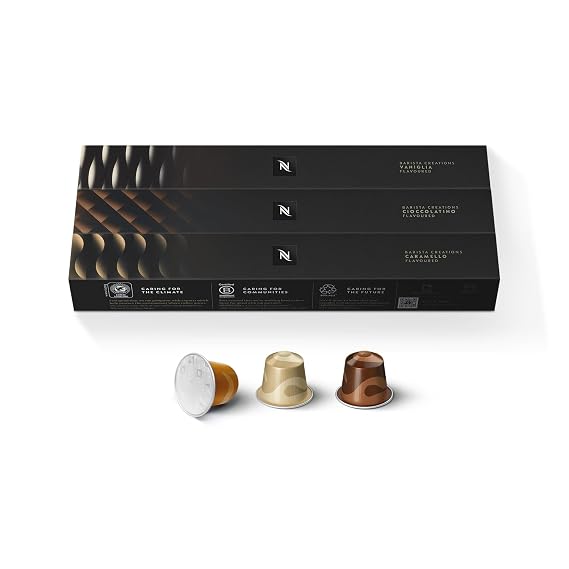 Nespresso Original, Barista Flavored Pack, 30-Count Coffee Pods