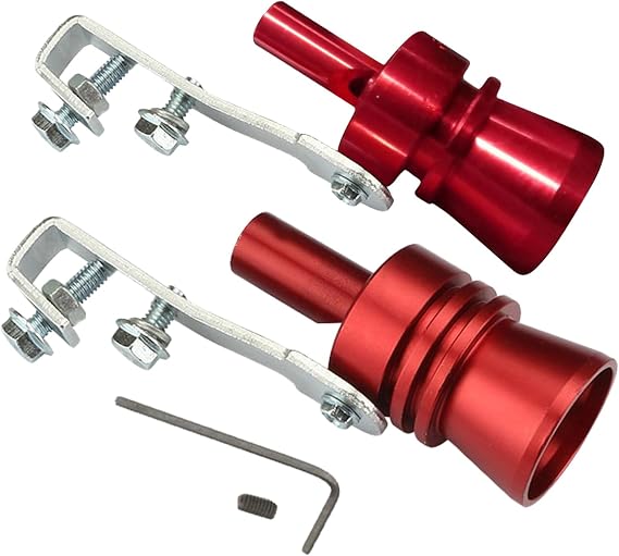 Exhaust | Aluminum Alloy Car Exhaust,Tailpipe Blow Off Valve Accessories, Automobile Resonator, Car Muffler Sound Booster for Motorcycles