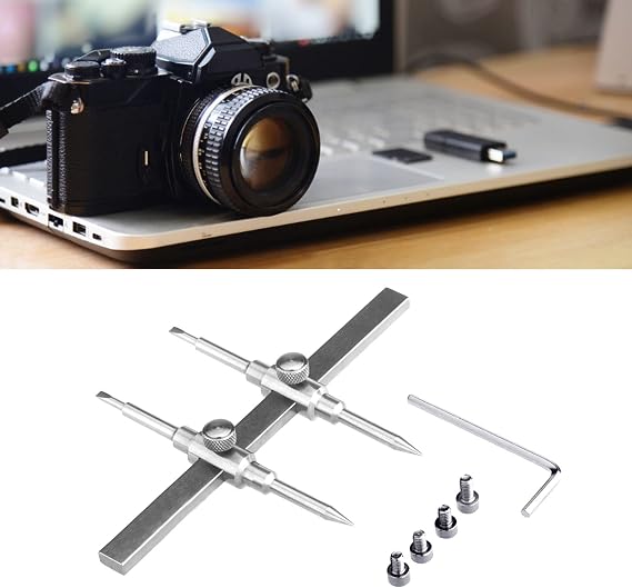 Camera Lens Spanner Wrench Professional Stainless Steel Double Headed Tool for Repairing Cameras Suitable for Professional Maintenance Engineers