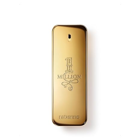 Rabanne 1 Million Eau de Toilette - Long Lasting Designer Fragrance for Men with Mandarin, Cinnamon & Amber - Luxury Men's Perfume Spray