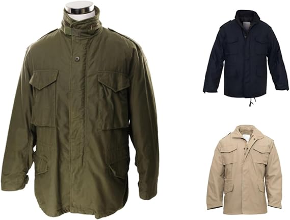 M-65 Field Jacket Men - Vintage M-65 Field Jacket - Army Field Jacket - Hooded Military Jacket