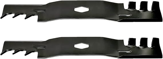 Mr Mower Parts Mulcher Blade Set 46" Deck Compatible with CUB Cadet 742-05510-X Xtreme 23.25" Blade S-Shaped Enduro XT1 XT2-2 Pack
