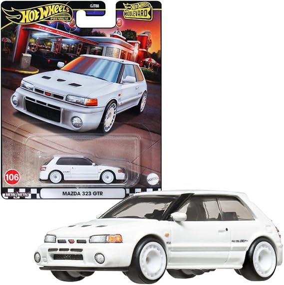 Hot Wheels Boulevard Premium Vehicles GJT68 - HRT59 MAZDA 323 GTR
