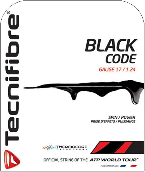 Tecnifibre Black Code Tennis String Set (17)