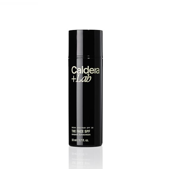 Caldera + Lab The Face SPF 30 | Broad Spectrum Mineral Sunscreen, 1.7 Fl Oz