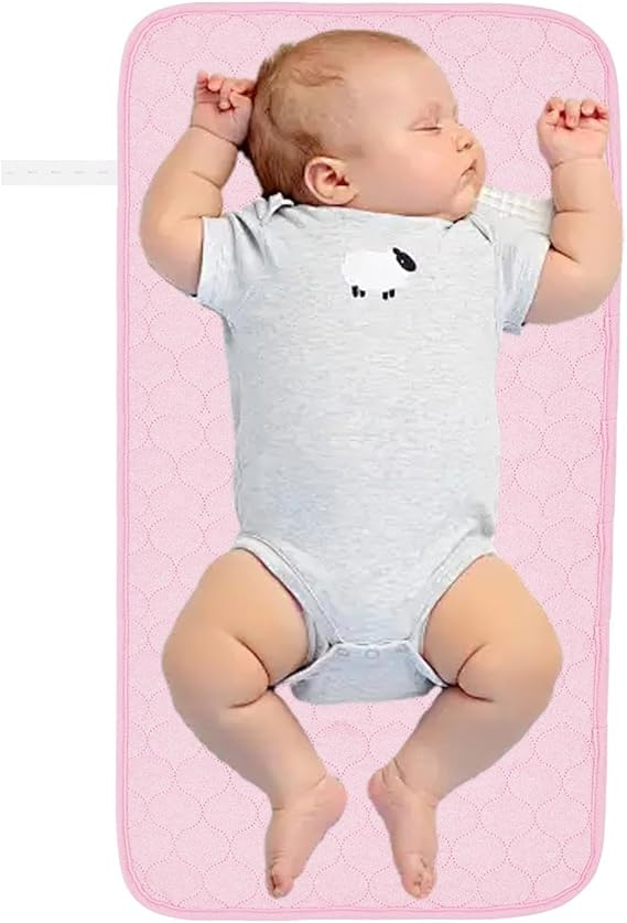 compact baby diaper changing mat, soft baby changing pad, non-slip diaper changing table liner, easy care baby diaper changing mat, baby shower diaper changing pad, baby diaper changing pad liner