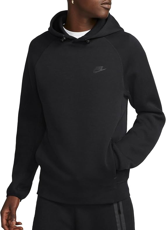 Nike Sportswear Tech Fleece Men's Pullover Hoodie (FB8016-010, Black/Black)