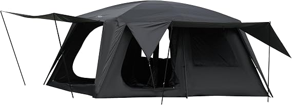 Vidalido 8-10 Person Camping Tent with 3 Door 2 Room Large