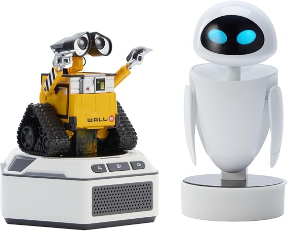 Robosen MINI Robot Wall-E Collector Set, Smart Interactive Toy, Digital Drive Base, 4-Axis Control, Programmable Educational Robot