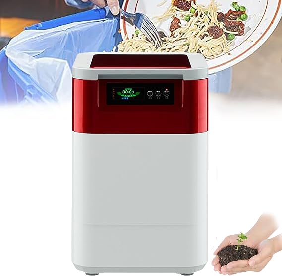 15L Electric Kitchen Composter, 470W Indoor/Outdoor Smart Kitchen Waste Composter, Odor-Free, Fertilizes Your Garden (B)