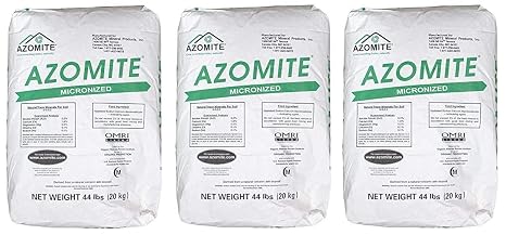 Azomite AZOMITE-44-1 Azomite-44A Bag Micronized Bag-100% Natural 44 lb, White (3)