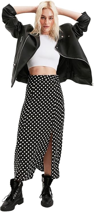 Trendyol Womens Midi A-Line A-Line Woven Skirt