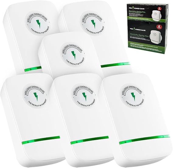 Pro Power SaveTM Energy Saver, Pro Power Saver Electricity Saving Device Save Electricity Household Office Market Device Smart Electricity Saving Box US Plug 90V-250V 30KW(6 PCS)