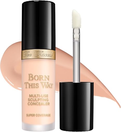 Too Faced Born This Way Super Coverage Multi-Use Concealer | Full Coverage, Oil Free, Long Lasting + Hydrating,13.5ml