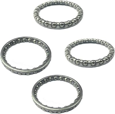 4pcs Bike Headset Caged Ball Bearing 32-40mm Bicycle Frame Front Fork Rear Pearl Retainers Race Cycling Components Parts Accessories