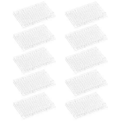 Tissue Culture Plates Individually Wrapped Durable Flat Bottom Sterile Culture Plate 96 Well Cell Culture Plate Laboratory Chemical Reaction Plates