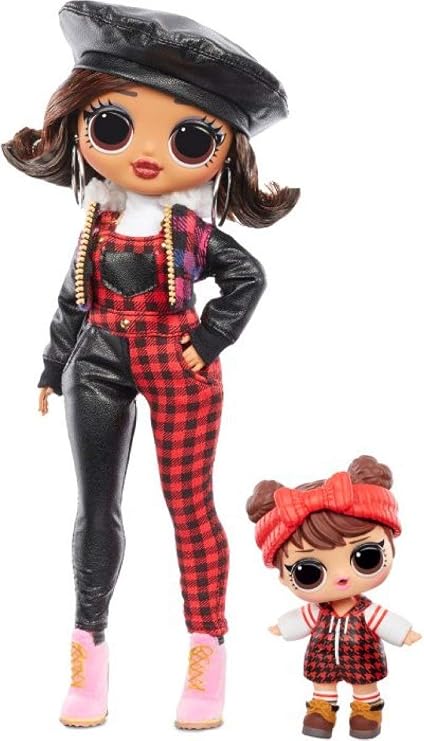 L.O.L. Surprise! O.M.G. Winter Chill Camp Cutie Fashion Doll & Babe in The Woods Doll with 25 Surprises