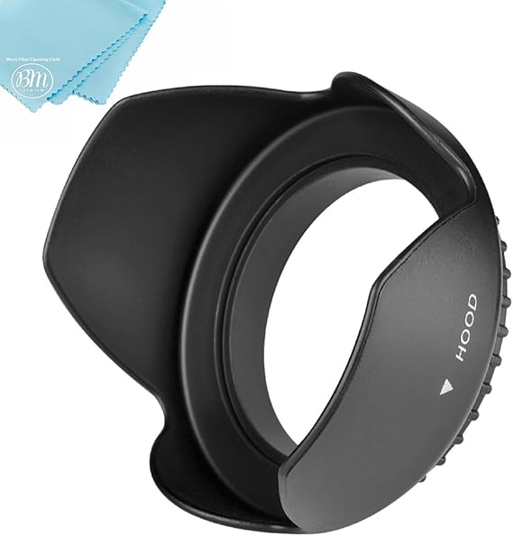 40.5mm Tulip Flower Lens Hood for Sony ZV-E10, Alpha A5000, A5100, A6000, A6300, A6400, A6500, NEX-5TL, NEX-6 Digital Camera that has Sony 16-50mm Lens, Alpha A7c 28-60mm Lens