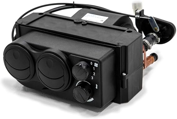 SuperATV UTV Cab Heater for 2016-2018 Polaris RZR XP Turbo/Polaris RZR XP 4 Turbo | Windshield Defrost | 360 Adjustable Vents | Adjustable Temperature & Fan Speeds | Built-In Shutoff Valve