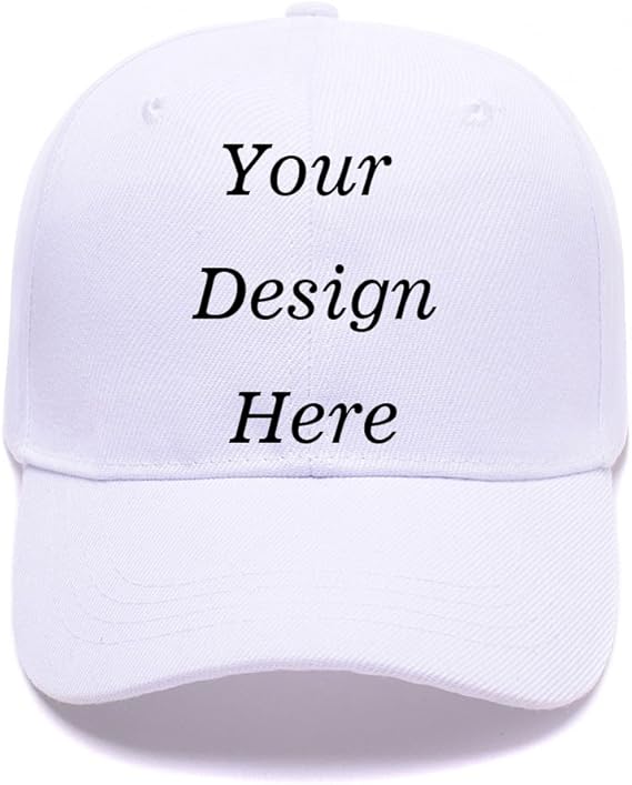 RR&DDXU Customize Your Own Design Text, Photos, Image Logo Adjustable Hat Hiphop Hat Baseball Cap