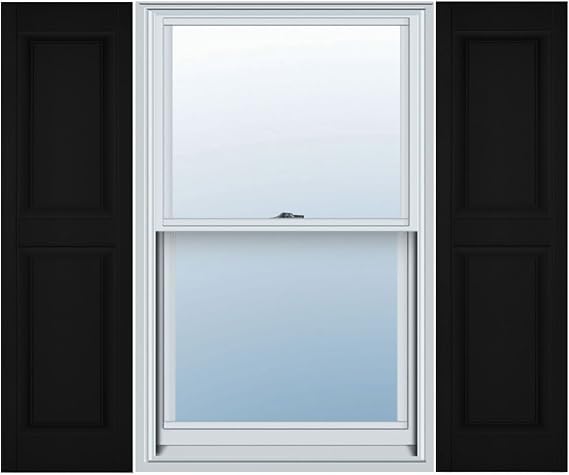 Builders Edge, Inc. 040140059002 Raised Panel Vinyl Shutters