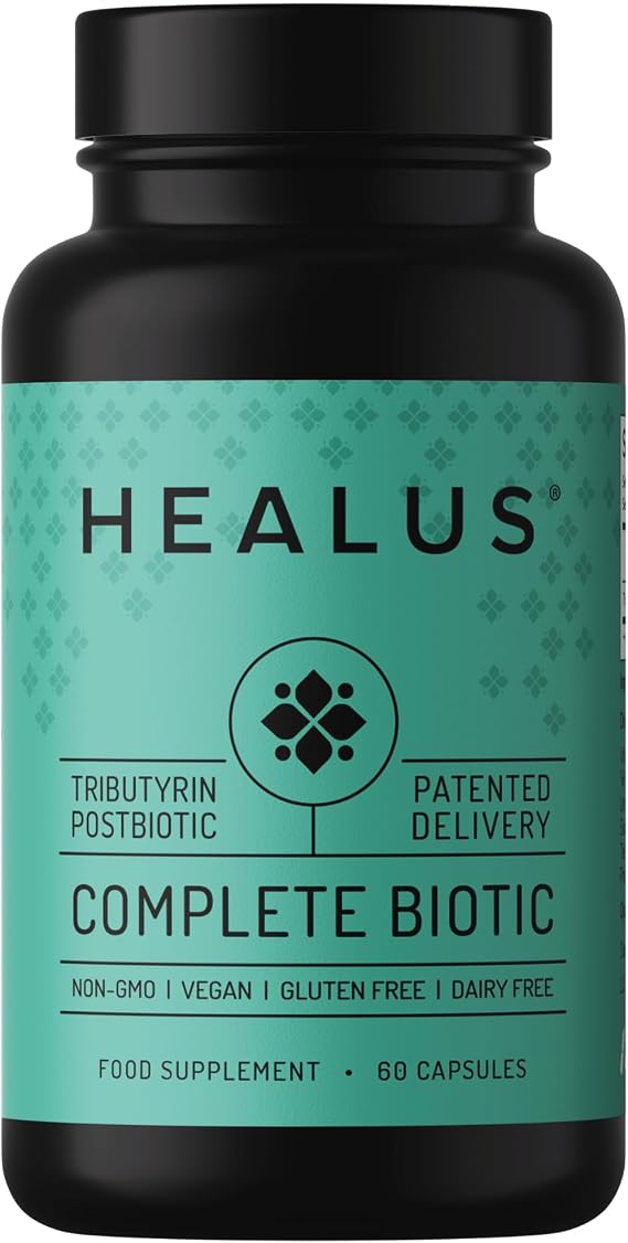 Healus Complete Biotic Postbiotic Tributyrin Supplement Butyrate Gut Health