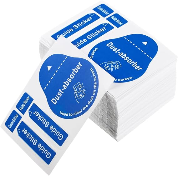 UKCOCO 200pcs Film Dust Removal Sticker Computer Stickers Laptop Keyboard Stickers Camera Screen Remover Absorber LCD Dedust Sticker LCD Screen Removal Remover Paper