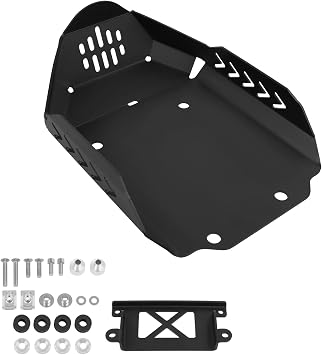 CHIFUN Skid Bash Plate Replacement for 800NK NK800 2023 2024 Motorcycle Lower Engine Guard Bottom Protection Aluminum Belly Pan Black