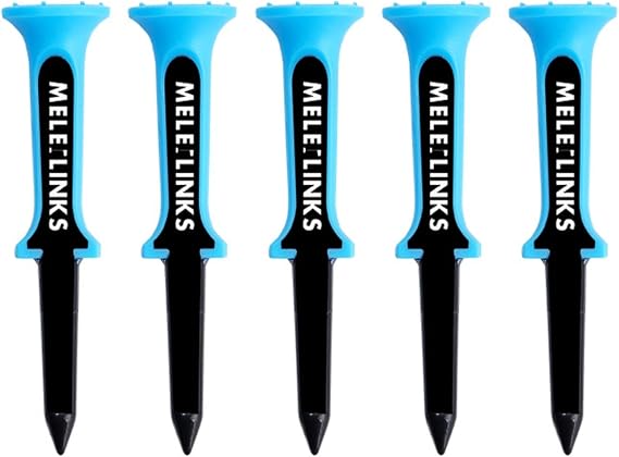 Golf Tees - Trajectory Correcting Tool - Portable 3.15 Inch Tall Golf Tees for Turf Mat Putting Green Beginner Lessons Course Driving Range Travel Backyard Tournament